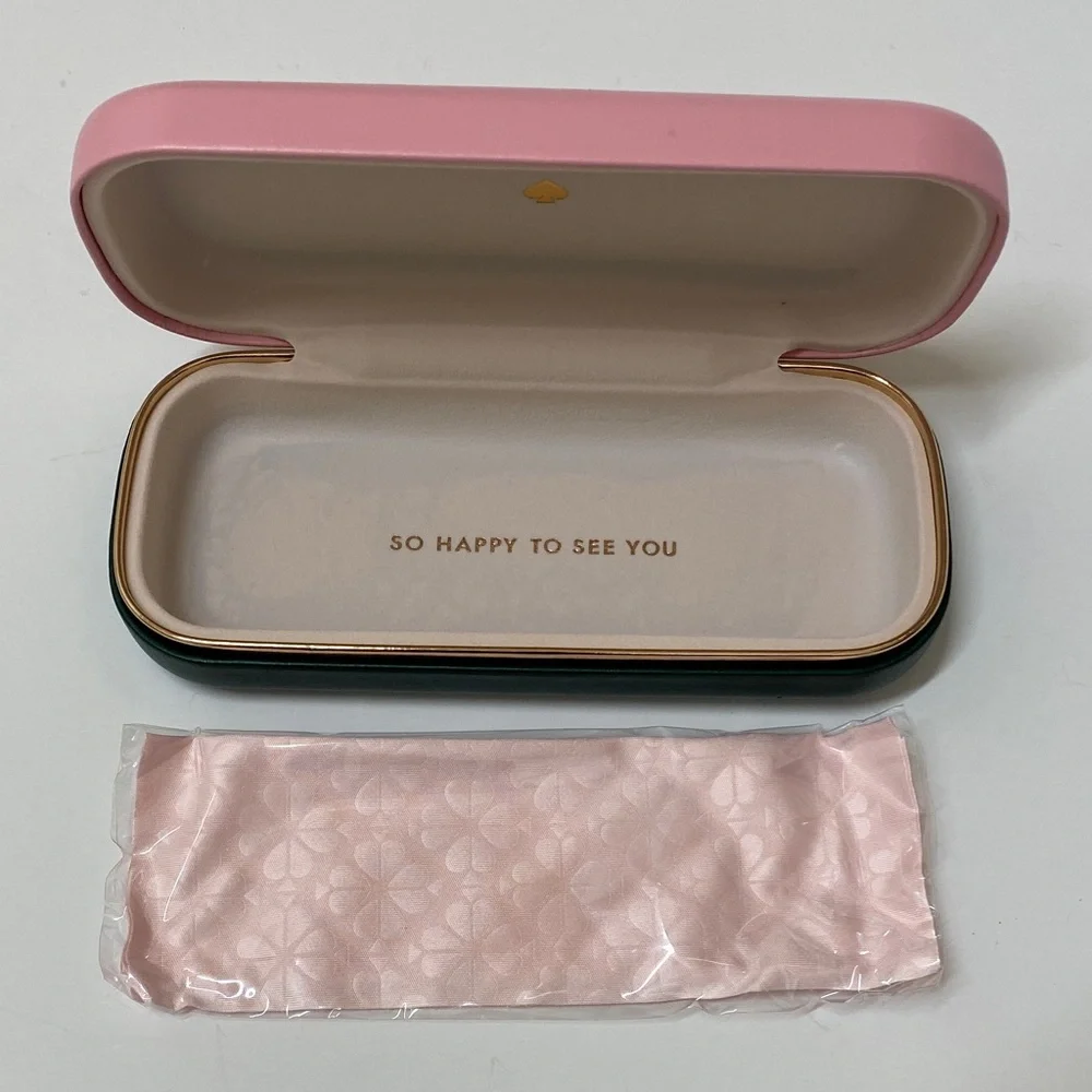 Kate Spade So Happy To See You Blush Pink Eyewear Case